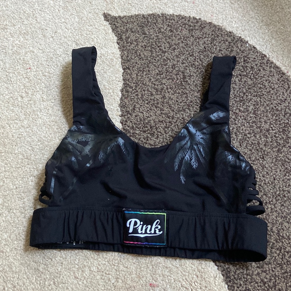 Pink Victoria secret sports bra